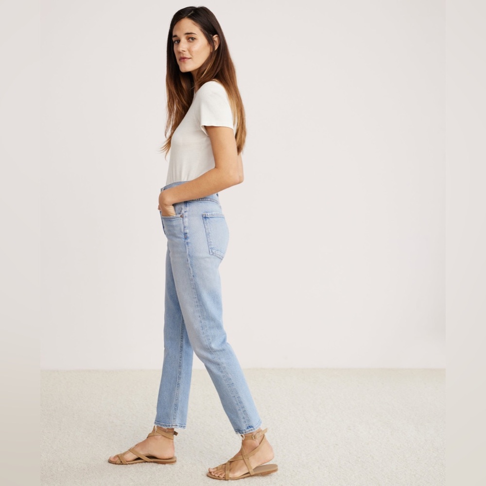 Agolde Light Blue Straight Leg Jeans